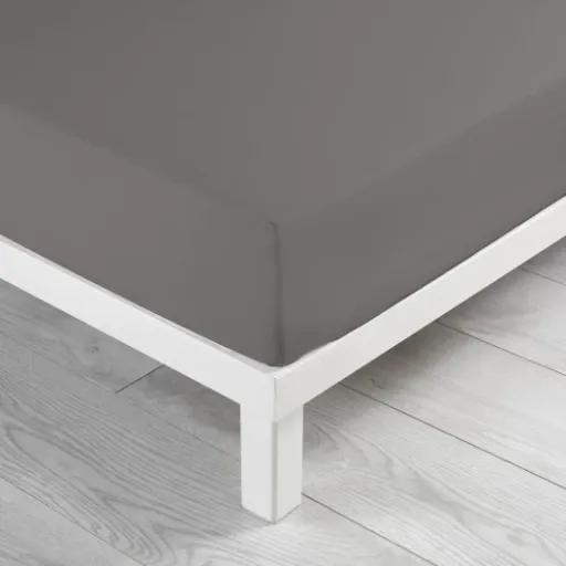Test Douceur d'Intérieur Drap Housse 90x190 Lina Gris Souris : le basique coton qui fait le job pour pas cher