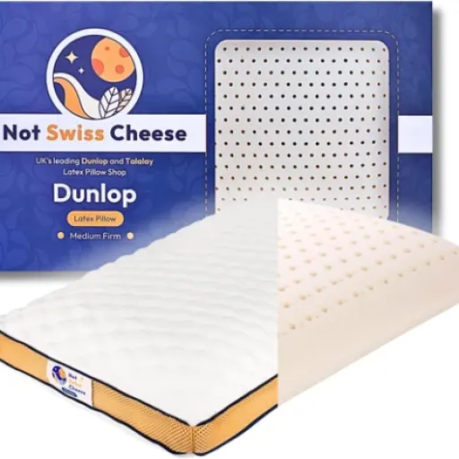 Test Oreiller Latex Dunlop 75% Naturel 70×40×14 : un bon soutien pour la nuque, mais pas sans défauts