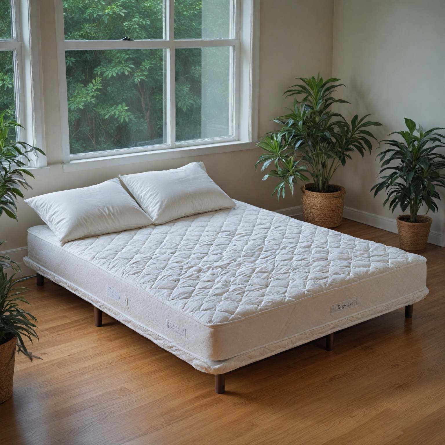 Matelas Japonais Pliable 120x190 Cm 2 Personnes - Orthopédique 6 Cm Coton/Polyester, Facile à Ranger