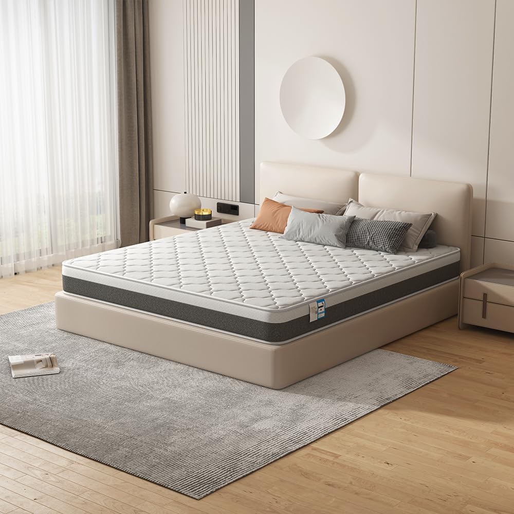 Matelas 180x200cm,Épaisseur 18CM Matelas Mousse à Mémoire de Forme pour Adulte Enfant,Réversible à Deux Faces Matelas en Mousse,7 Zones de Confort,Oeko-Tex (180x200cm) 180 x 200 cm