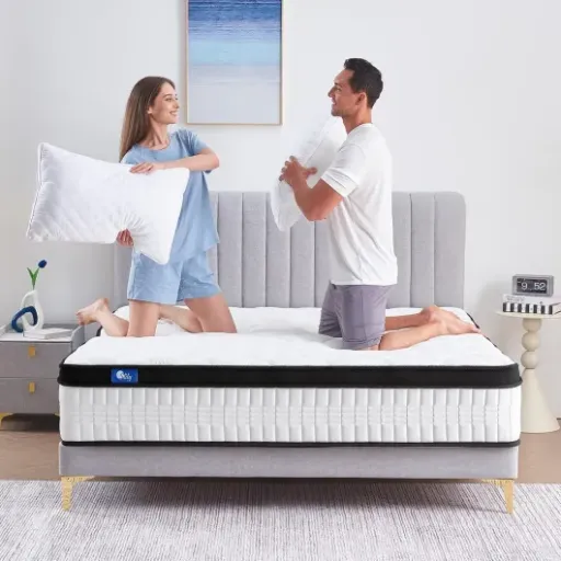 Test matelas slily 160x200 26 cm : un hybride ferme mais confortable à prix correct