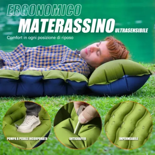 Avis Yuzonc Matelas de Camping : le matelas gonflable léger qui vise le confort sans pompe externe