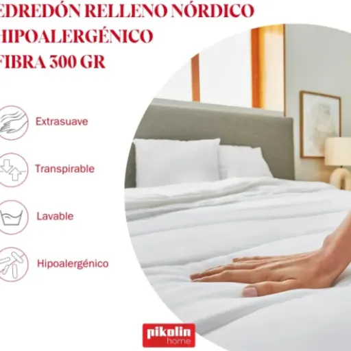 Avis Pikolin Home Couette Automne-Hiver 300 g : une couette synthétique chaude et simple à vivre