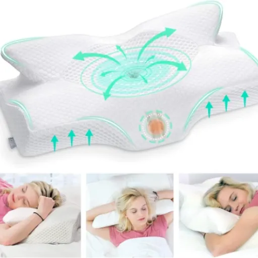 Avis Elviros Oreiller Ergonomique Cervical : un oreiller mémoire de forme agressif sur les douleurs de nuque
