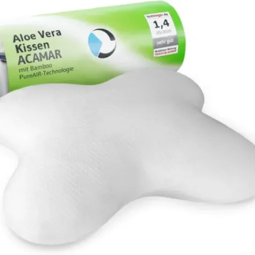 Avis Oreiller Papillon ACAMAR Aloe Vera & Charbon de Bambou : un coussin ergonomique sérieux pour dormir sur le côté