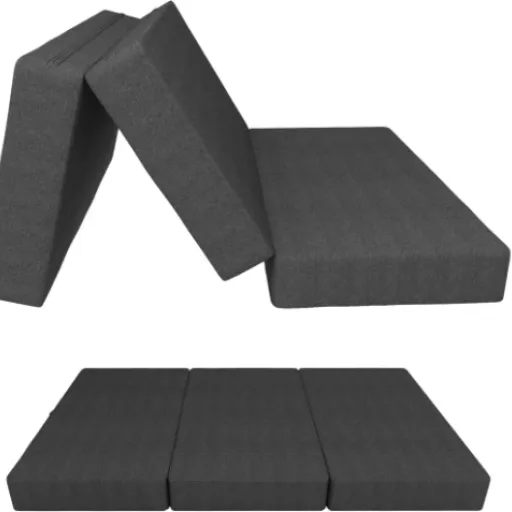 Avis POKAR Matelas Pliable 120x195 : un vrai lit d’appoint qui reste compact