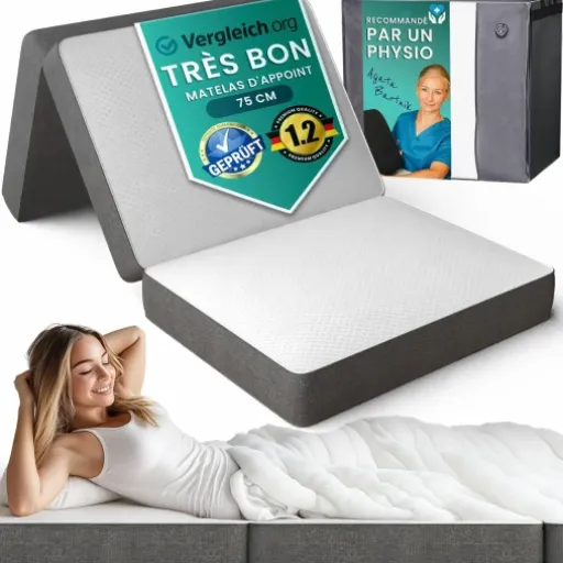Avis DYNMC you Matelas Pliable 1 Place 14 cm : un couchage d’appoint sérieux pour petit espace