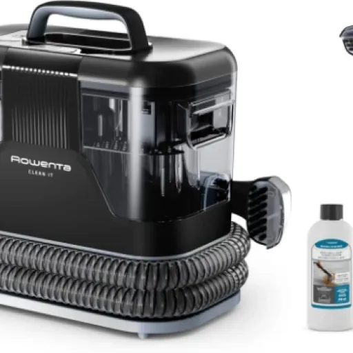 Avis Rowenta Clean It IN5010F0 : la shampouineuse compacte qui vise les taches du quotidien