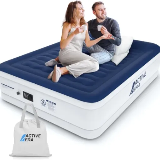 Avis Active Era Matelas Gonflable 2 Personnes : un lit d’appoint haut et rapide à installer