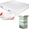 Avis EVERGREENWEB Matelas 140x190 : mousse HR 20 cm et oreillers mémoire à prix contenu