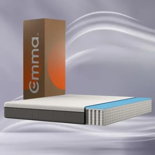 Avis Emma Matelas Original II Plus Air+ : un hybride ressorts / mémoire de forme pensé pour un sommeil plus frais