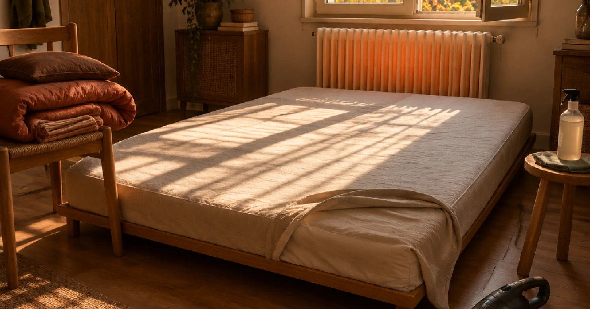 Chauffage rallumé : le rituel d'automne pour assainir son matelas et contenir les acariens