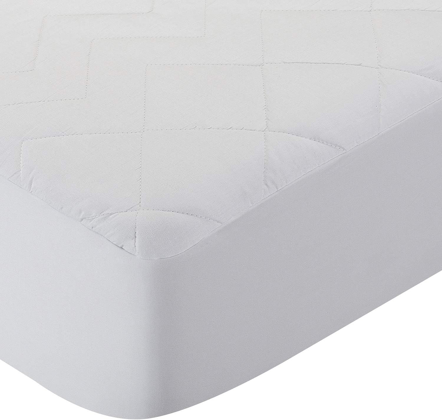 Home - Protège Matelas 140x190 cm, Matelassé, Imperméable et Respirante, Alese 140x190 cm, Hauteur Jusqu'à 32 cm avec Élastique - Marque Européenne