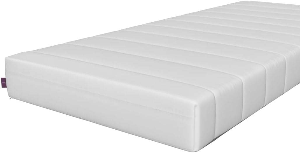 Essentials Matelas en mousse 140x200 cm, Hauteur 15 cm, (H2), matelas avec housse amovible