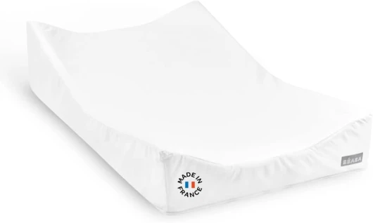 Béaba, Matelas À Langer Sofalange, Made In France, Concept Breveté, Plan À Langer Incliné, Limite Les Reflux, Durabilité Et Qualité, Tissus Certifiés Oekotex, Blanc, Plan a Langer Ecru, Matelas