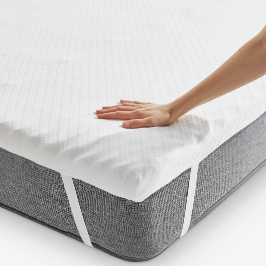 Surmatelas Memoire de Forme de Hôtel - Couvre Matelas Mousse à Mémoire - Topper de 7 cm d'Épaisseur, 90 x 200 cm, Respirant et Housse Hypoallergénique Lavable - Multizones