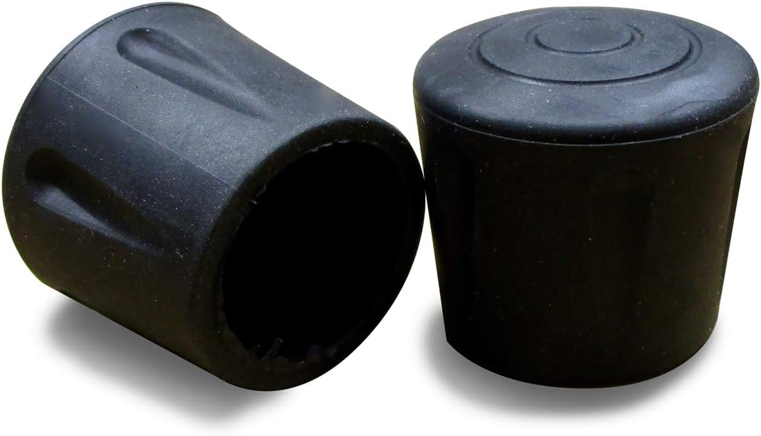 Ajile Embout en Caoutchouc Renforcé Vulcanisé Noir pour Pied de Chaise et Table Diamètre 28 mm – Sachet de 4 Pièces – EVS128x4-FBA