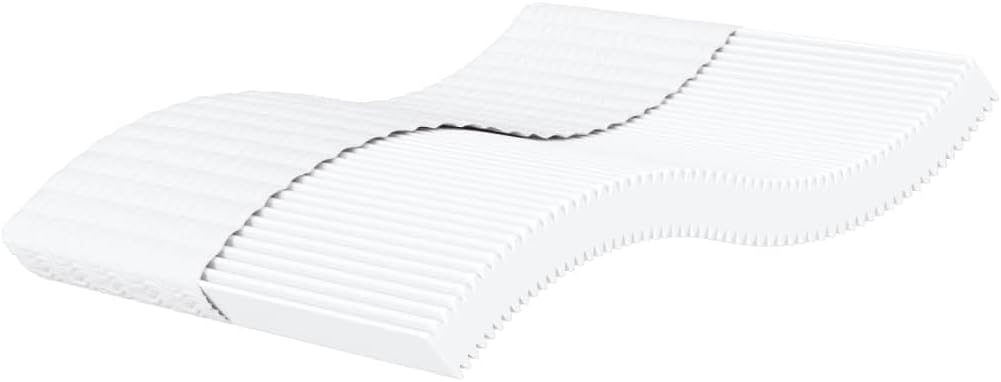 Matelas en Mousse Blanc 200x210 cm dureté H2 H3, Matelas de lit, Matelas de lit de Jour, Matelas en Mousse pour lit Double