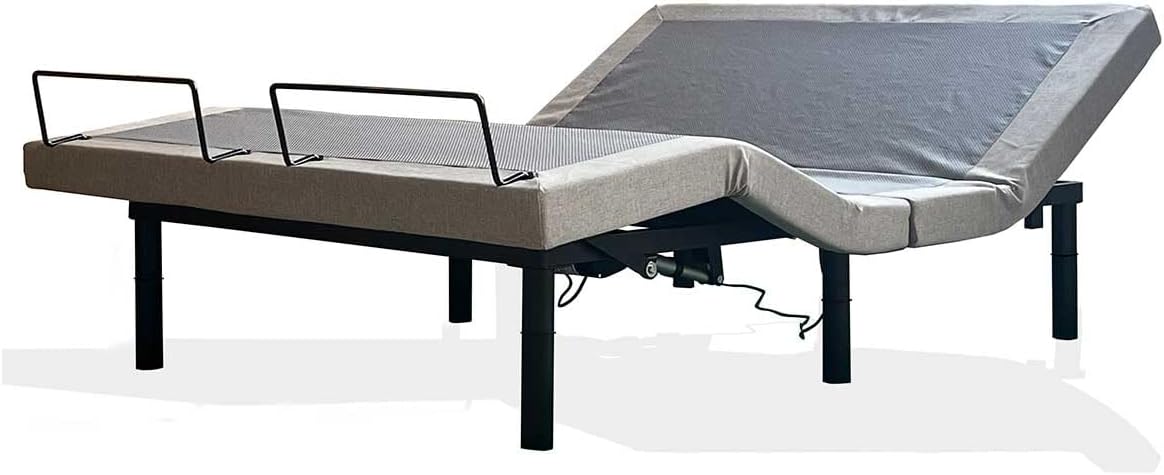 Sommier électrique à Inclinaison Double avec télécommande (140 x 190 cm) - sans Matelas