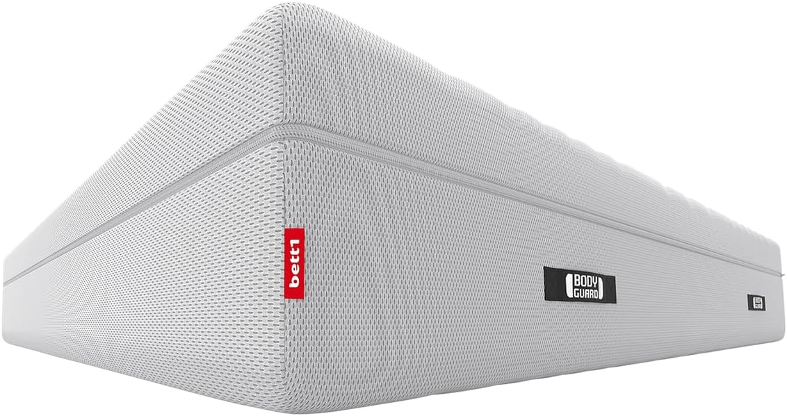 Bett1 - Matelas Boxspring - 180x200 cm avec Une Hauteur de Matelas d'env - 28 cm ! (2 fermetés (mi-Ferme/Ferme, 100% Mousse, Oeko-TEX® 100, Mousse QX Schaum)