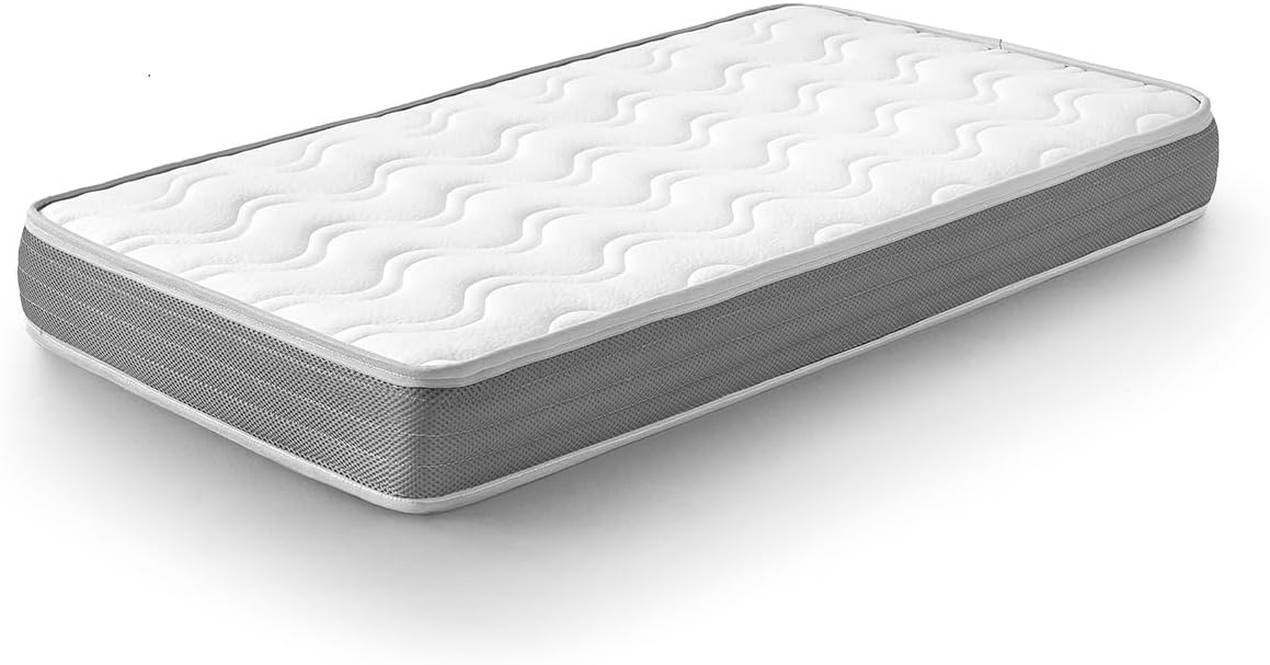 Baby - Matelas Baloo Plus - Réversible pour Nouveau-né et Bébé +8kg - Anti-acariens & Respirant - Confort Évolutif, 72 x 33 cm, Mousse à Mémoire de Forme