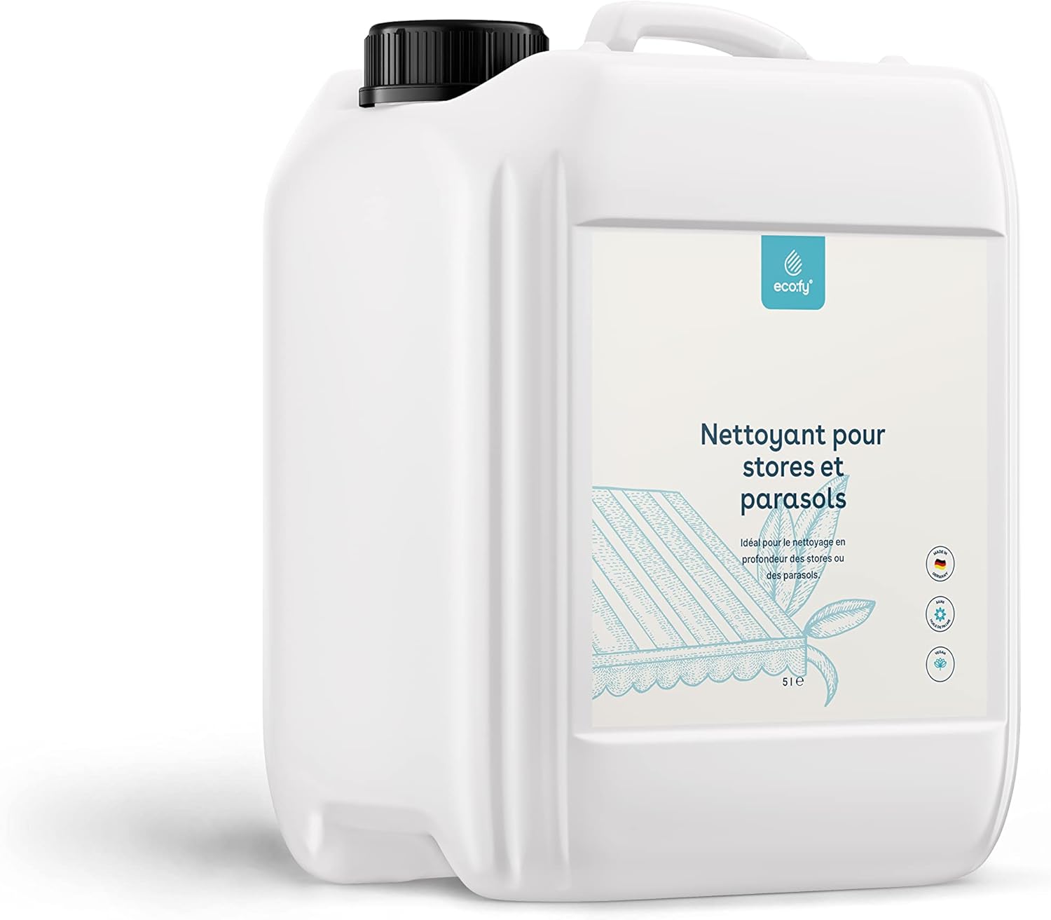 Nettoyant pour Stores et parasols Spray nettoyant pour Stores détachant la saleté (5 l)