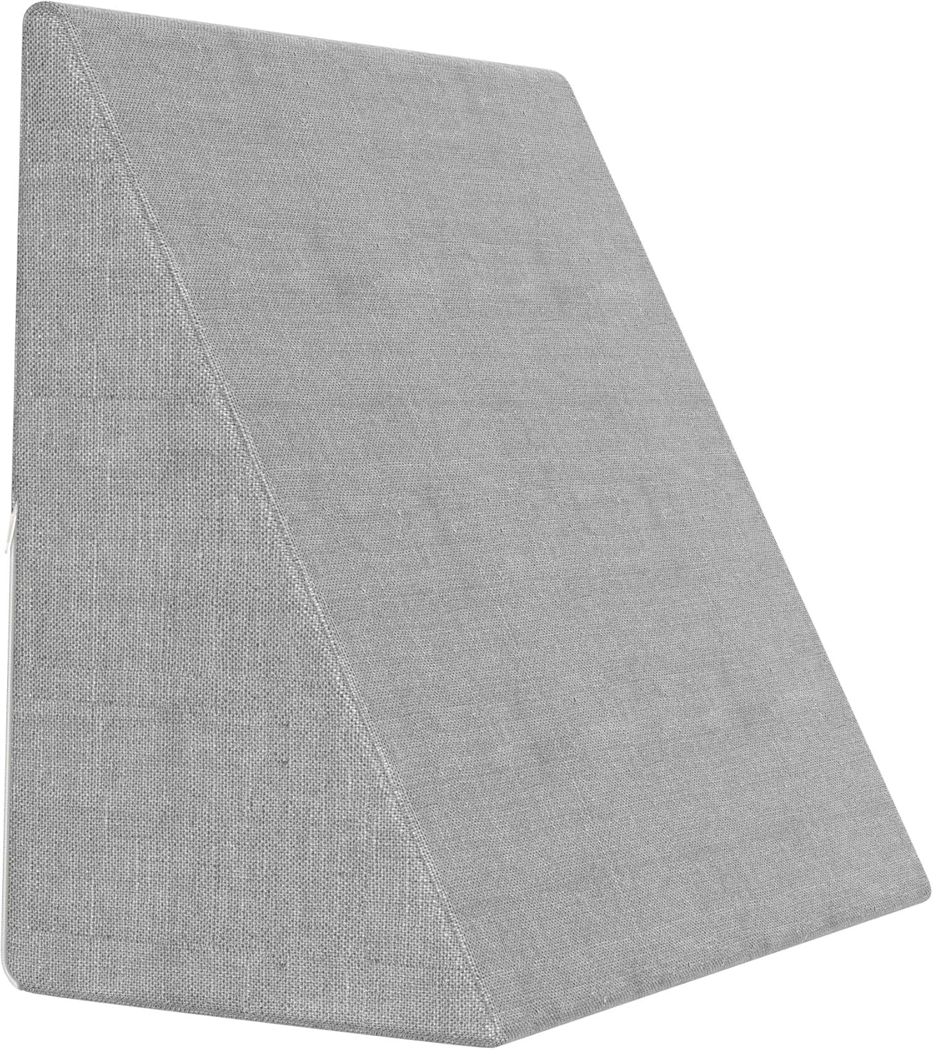Coussin Triangle Ergonomique Multifonction - Coussin Canapé, Lecture, Lit, Rehausseur, Cale Dos en Mousse – Gris