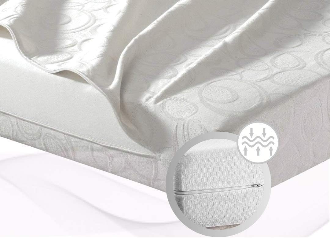 MICAMAMELLAMA Matelas Mousse Haute densité HR Camping Caravane Nid (110x190x15) 110x190 15.0 Centimètres