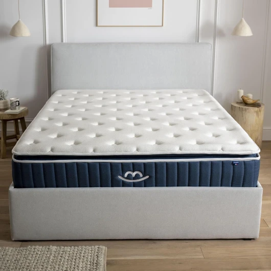Matelas Hybride Luxe 140x190 cm - Épaisseur 30cm - Victoria Élu Produit de l'Année 2025 - Soutien Ferme - Accueil Enveloppant - Mousse à Mémoire Forme & Ressorts Ensachés