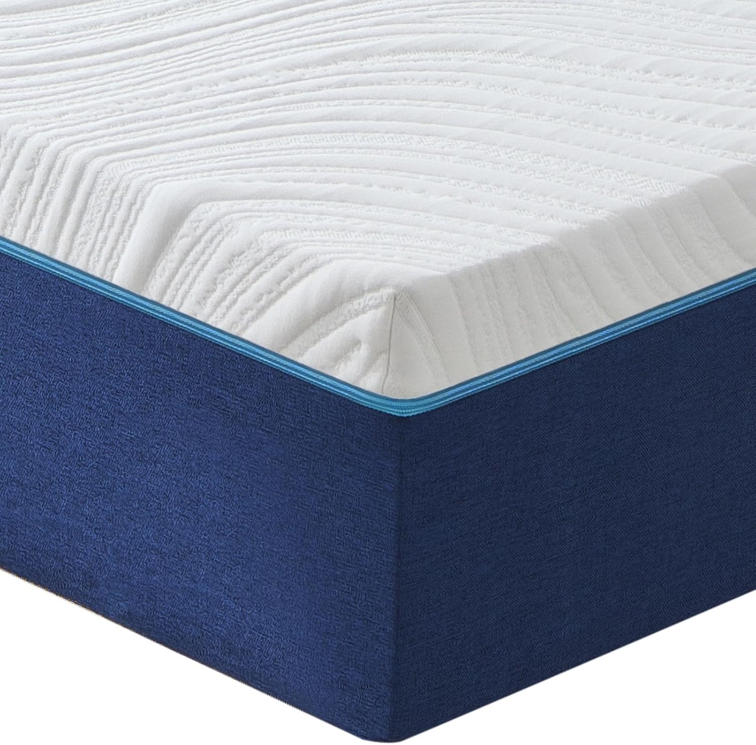 Hiimgo Matelas 160x200 Épaisseur 25cm,Matelas en Mousse à Mémoire de Forme, Fermeté Moyenne,7 Zones de Confort, Soutien Parfait, Réversible à Deux Faces Utilisables 160x200x25 25CM