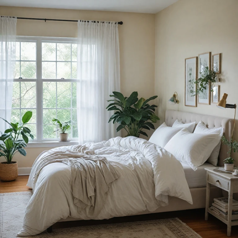 Le charme du linge de lit en gaze de coton
