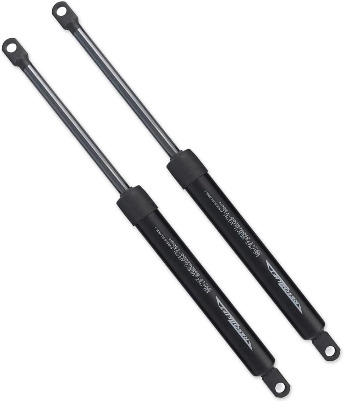 Jeu de 2 amortisseurs ou ressorts à gaz pour lit coffre 1250N - Collier M-8 - Idéal pour lit coffre 150 cm - Cuens 1250N BRIDA