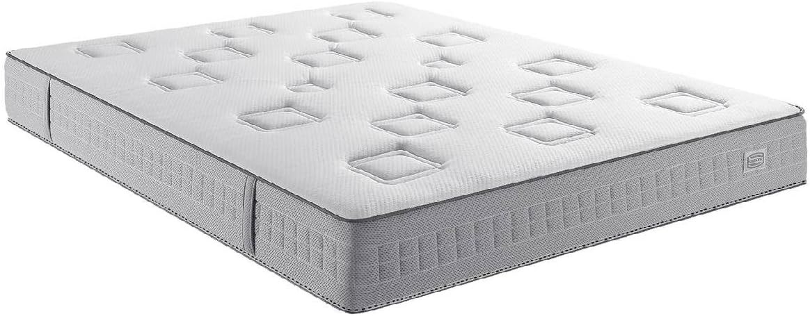 Simmons - Matelas Challenge 160x200, Ressort ensachés, très Ferme, H24