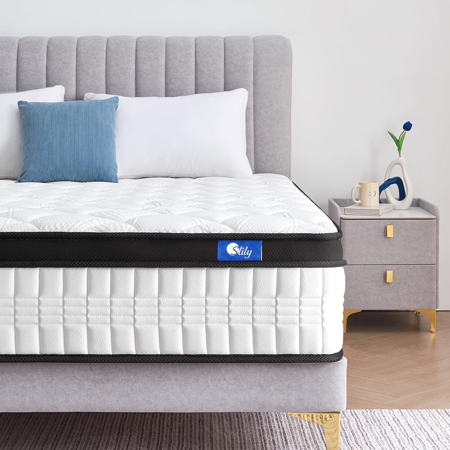 Matelas 140x190 26cm Épaisseur Matelas 140x190 Ressorts ensaches- Soutien Ergonomique 7 Zones,H4 Dureté Moyenne, Respirantt,Matelas Mousse à Mémoire de Forme Haute Densité,Matelas 2 Personnes 140x190x26CM Fig - Réactionnaire