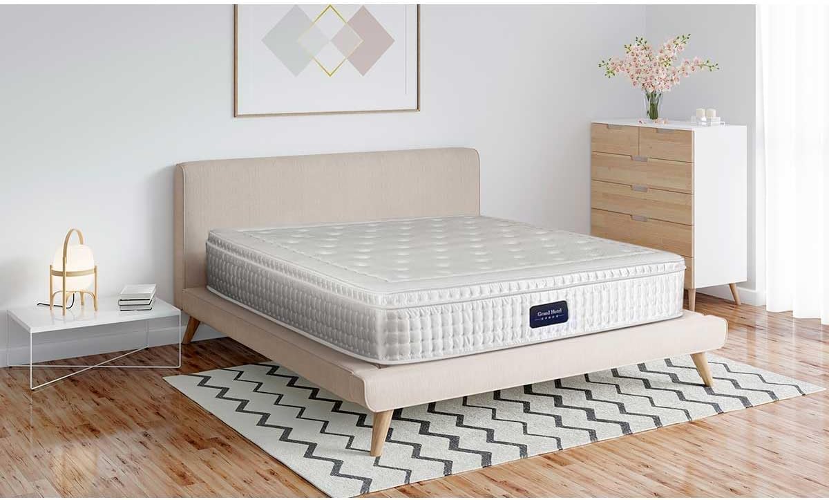 , Matelas Grand Hotel - 30 cm d'épaisseur - Hybride-Blanc-Latex-Ressorts ensachés I Ergonomique I Soutien Parfait I Hypoallergénique (160x200 cm) 160 x 200 cm