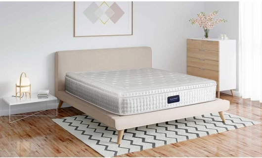 , Matelas Grand Hotel - 30 cm d'épaisseur - Hybride-Blanc-Latex-Ressorts ensachés I Ergonomique I Soutien Parfait I Hypoallergénique (160x200 cm) 160 x 200 cm