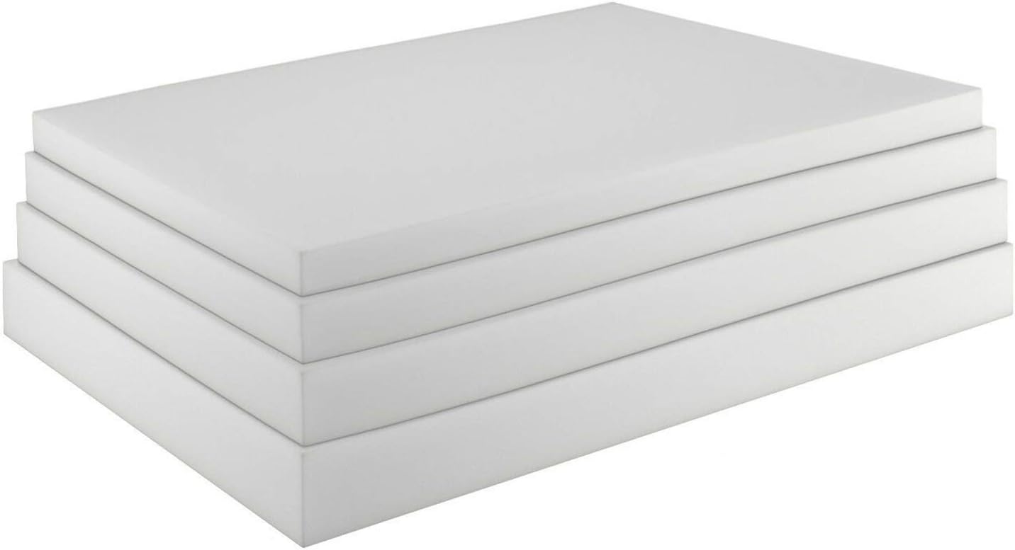 Sunnypillow Matelas en Mousse 60 x 200 x 5 cm RG 25/44 polyuréthane expansé pour Rembourrage de Coussins - Mause pour canapé, bancs, chaise - différentes épaisseurs Rg 25/44 60 x 200 x 5 cm