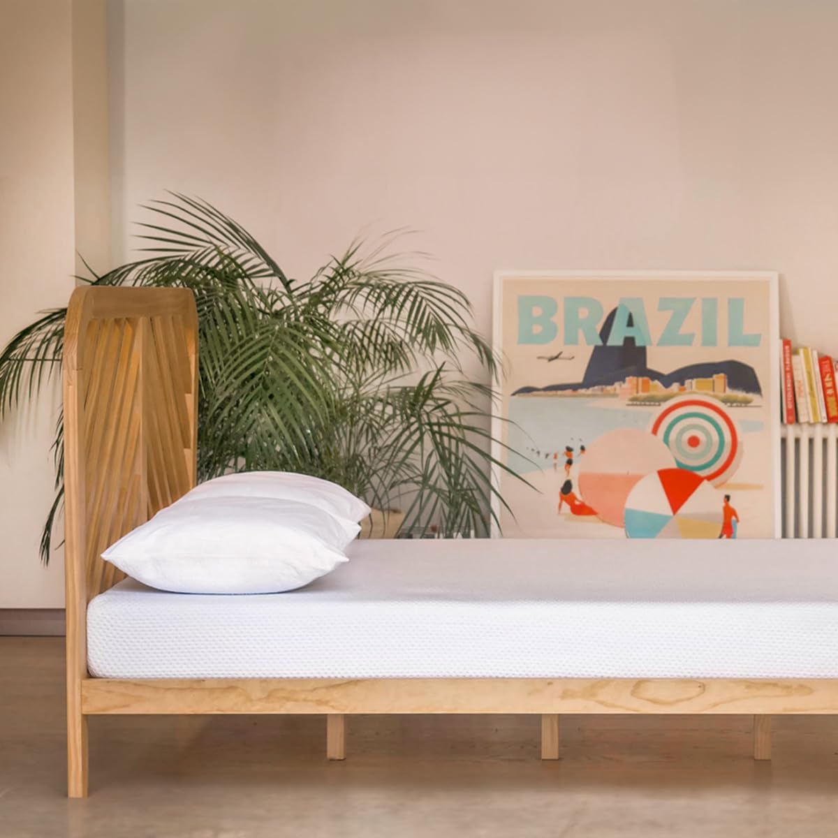 Matelas Essentiel 16 cm - Mousse à mémoire de Forme - Déhoussable - Respirant Hypoallergénique - Certifié Standard 100 by Oeko-TEX® - 90 x 190 (Simple)