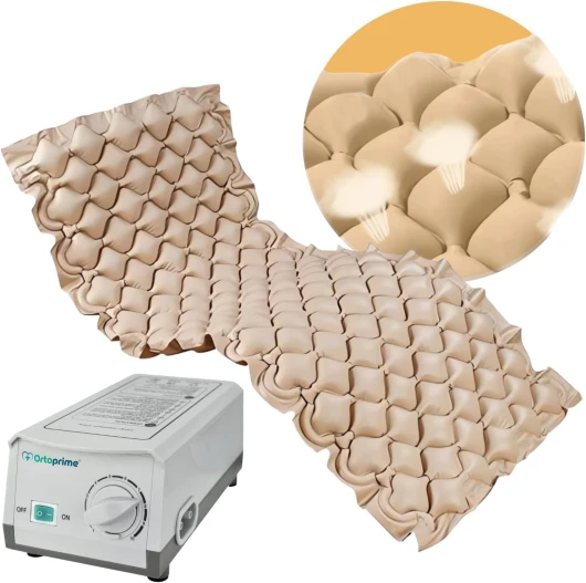 Matelas Anti-escarres Cellules Air Alternatif avec Compresseur Silence Confort Inclus - Matelas Anti escarres - Matelas Anti-escarres pour Lit - Matelas pour Escarres 200x90x7cm