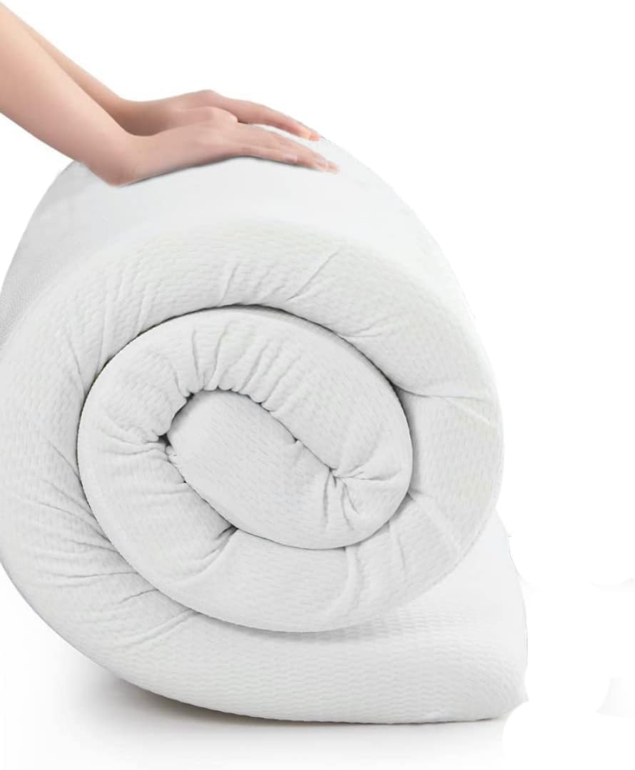 MICAMAMELLAMA Matelas réversible Ergonomique - 140 x 190 x 10 cm - Matelas en Mousse d'haute densité - Confort et adaptabilité - Housse en Tissu antibactérien avec Traitement Aloe Vera 140 x 190 cm 10.0 Centimètres