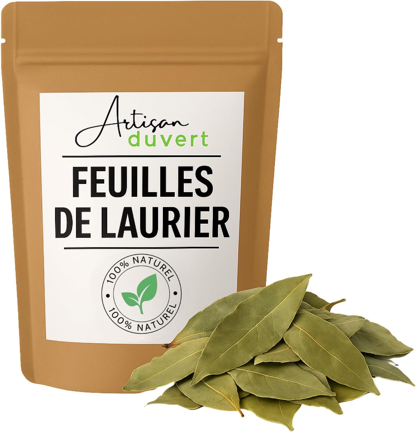 Feuilles de Laurier Entières 50g - Épice Naturelle Parfaite pour Vos Plats Salés, Soupes, Ragoûts et Marinades