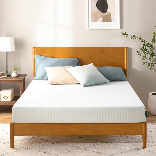 Matelas à Mémoire de Forme - Matelas 140x190 cm – Épaisseur 11 cm – Soutien Ergonomique à 5 Zones – Fermeté Moyenne – Certifié Oeko-TEX – Housse Respirante – Confort Optimal 140 x 190 cm Blanc