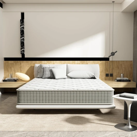 Matelas Mémoire 120x190 Épaisseur 25 CM - Matelas à Mémoire en Mousse - 7 Zones - Fermeté Moyenne - Soulagement des Points de Pression - Anti-acariens（120x190x25cm） 120 x 190 cm Epaisseur : 25cm