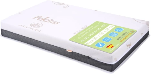 Matelas pour berceau hybride réversible double face 50 x 90 cm, épaisseur 10 cm, housse amovible lavable, dureté ferme, respirante et anti-étouffement pour berceau cododo bébé 50x90x10 cm
