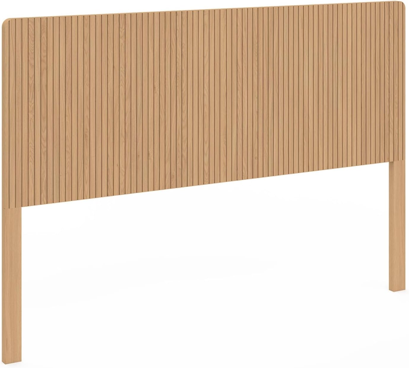 Tête de lit sur Pied Juliette 160 cm Effet Lattes tasseau Bois