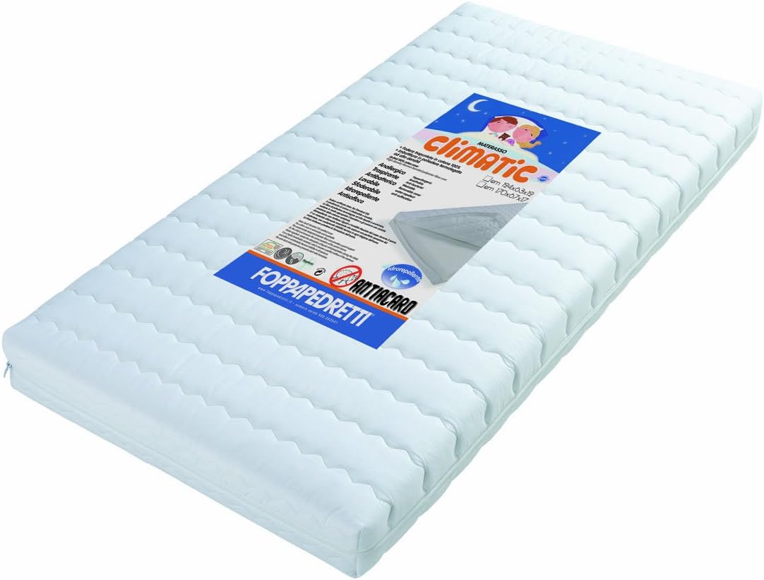 Matelas Climatic 124 x 63 x 12 cm Blanc