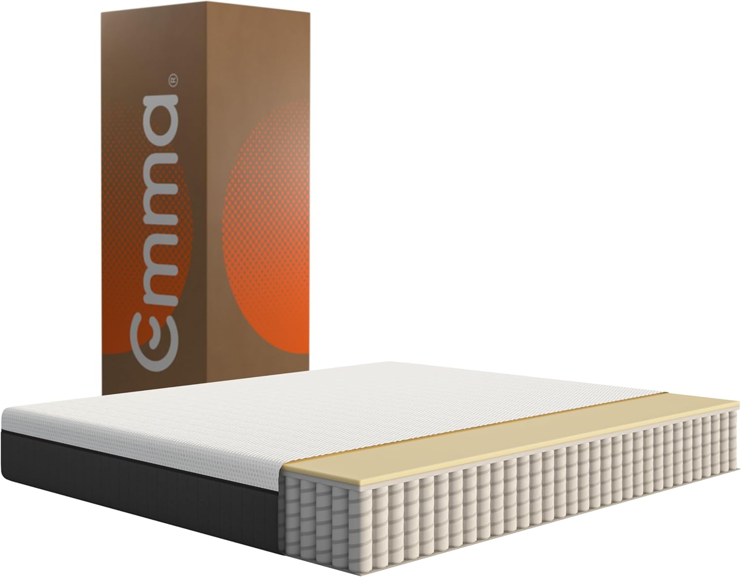 Matelas Original II - Mousse à mémoire de Forme, Ressorts ensachés - 90x200 cm - Hauteur 22 cm - Moyen-Ferme (H7) - Soutien à 7 Zones - Ergonomique - Ultra Respirant - Durable - Housse Lavable 90 x 200 cm Nouveau modèle