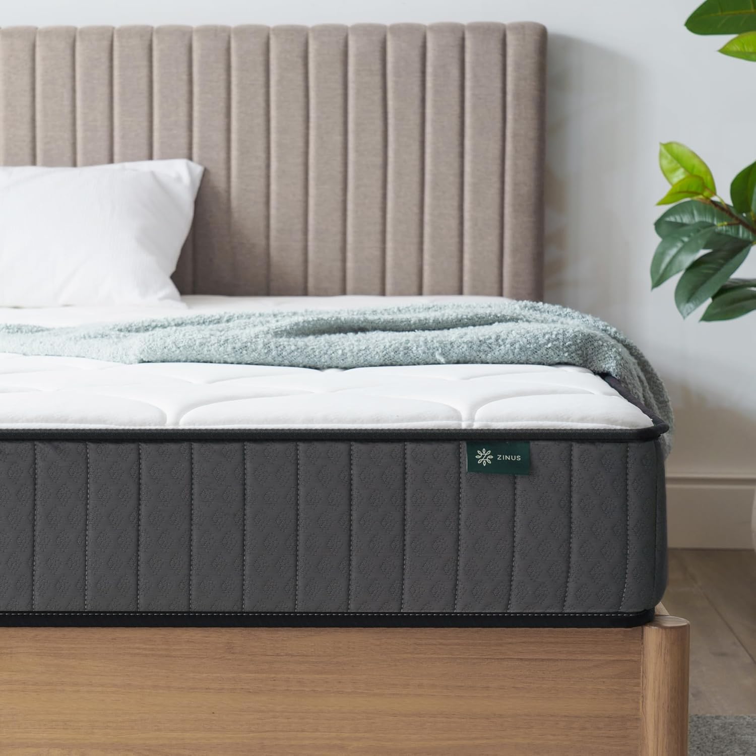 Matelas 140x 190 cm - Épaisseur 20cm - Matelas à Ressorts ensachés et Mousse à mémoire de Forme - Matelas Hybride 140 x 190 cm Epaisseur 20cm Matelas hybride confort