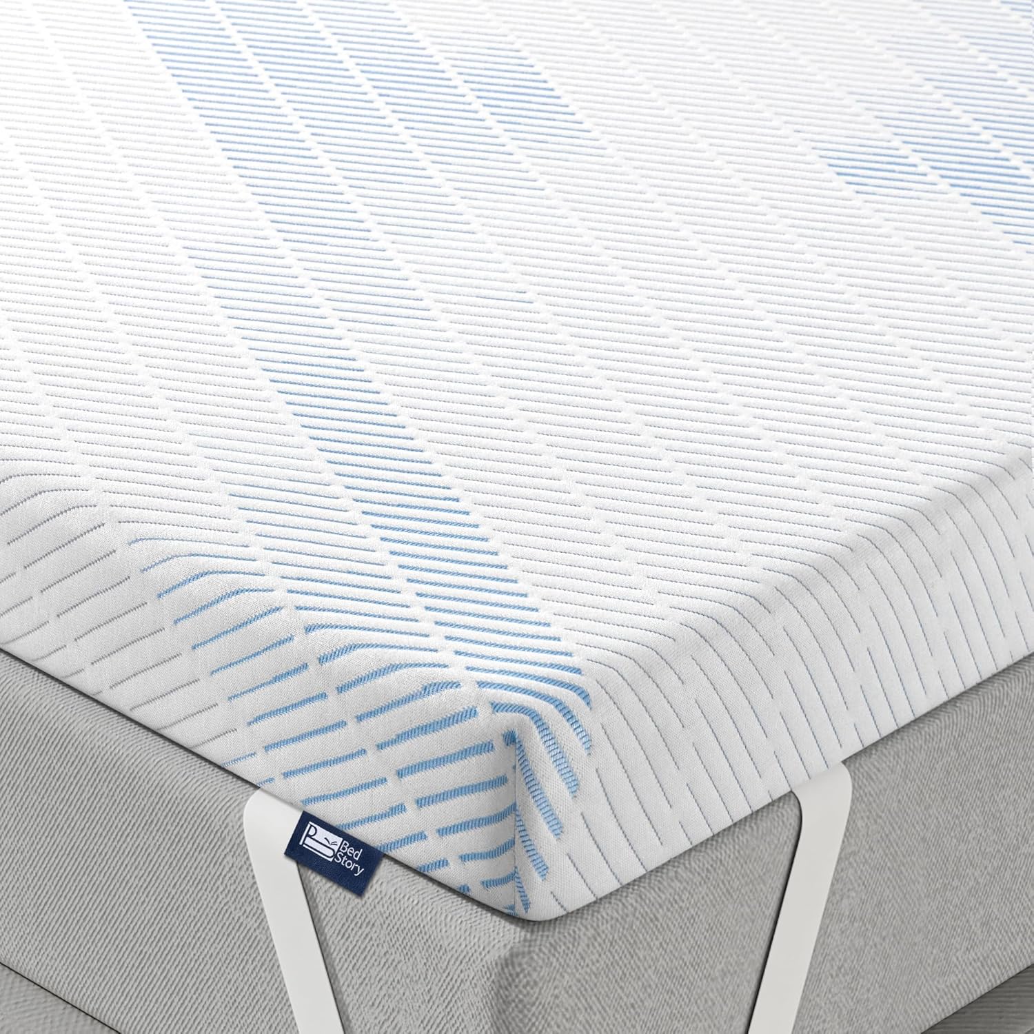 Surmatelas 160 x 200 - sur-Matelas 2 Personnes Mémoire de Forme Gel - Soutien Ergonomique - Housse Hypoallergénique Amovible et Lavable - Épaisseur 7 cm 160x200 CM 7 CM