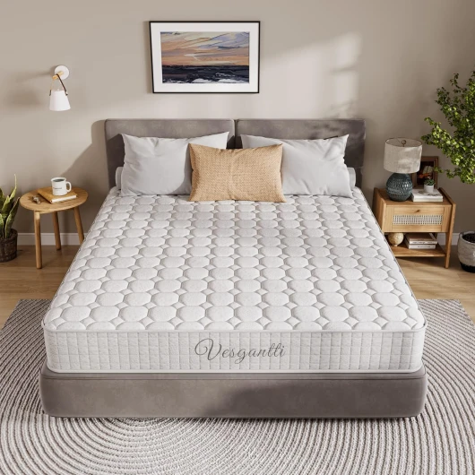 Tight Top Matelas 90x190cm,Épaisseur 24cm,Original Matelas,Technologie Hybrid,Ressorts Ensachés Indépendant en Mousse à Mémoire de Forme,Multicouches Extra Confort 7 Zones,Oeko-tex 24 90 x 190 cm